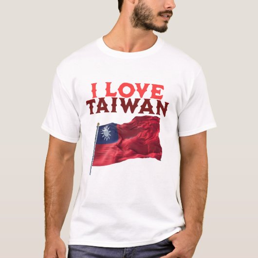Ik hou van Taiwan T-shirt (Voorkant)
