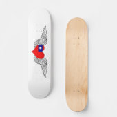 Ik hou van Taiwan - vleugels Persoonlijk Skateboard (Voorkant)