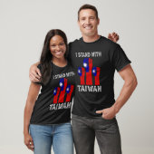Ik hou van Taiwanese vlag ik sta bij tv T-shirt (Unisex)