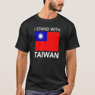 Ik hou van Taiwanese vlag ik sta bij tv T-shirt