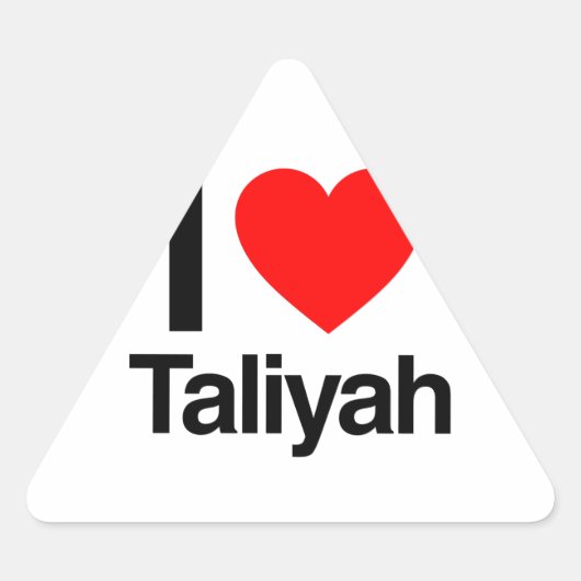ik hou van taliyah sticker (Voorkant)