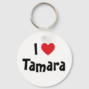 Ik hou van Tamara sleutelhanger