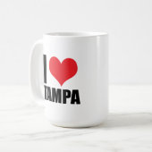 Ik hou van Tampa Koffiemok (Voorkant links)