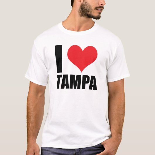 Ik hou van Tampa T-shirt (Voorkant)
