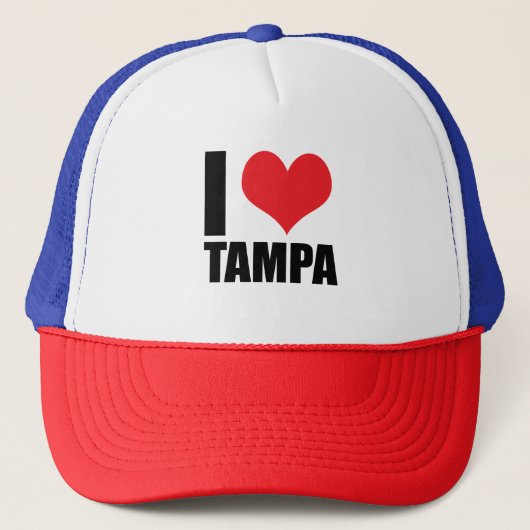 Ik hou van Tampa Trucker Pet (Voorkant)