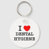 Ik hou van tandheelkunde sleutelhanger (Voorkant)