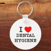 Ik hou van tandheelkunde sleutelhanger (Voorkant)