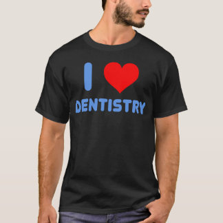 Ik hou van tandheelkunde vrienden t-shirt