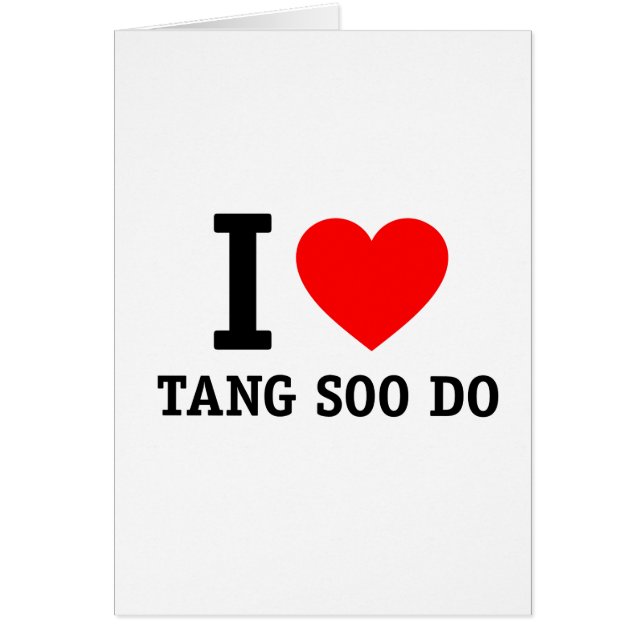 Ik hou van Tang Soo Do (Voorkant)