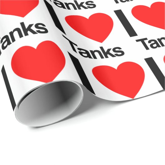 Ik hou van tanks cadeaupapier (Rol Hoek)