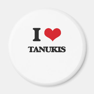 Ik hou van Tanukis Magneet