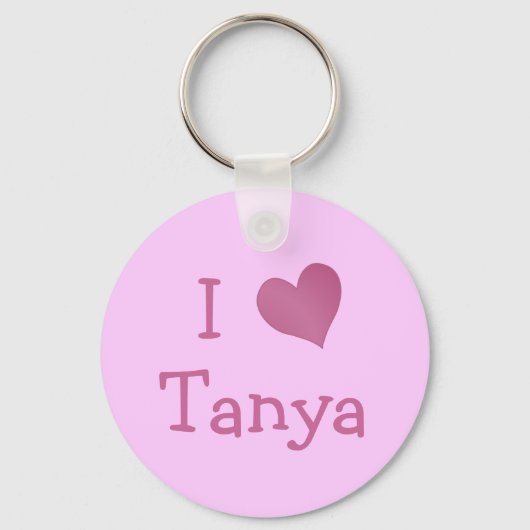 Ik hou van Tanya Sleutelhanger (Voorkant)