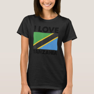 Ik hou van Tanzania ik hoor Tanzania Family Travel T-shirt