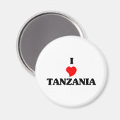 Ik hou van Tanzania Magneet (Voorkant / Achterkant)