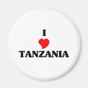 Ik hou van Tanzania Magneet