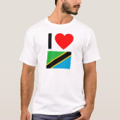 ik hou van tanzania t-shirt (Voorkant)