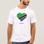 Ik hou van Tanzania T-shirt (Voorkant)
