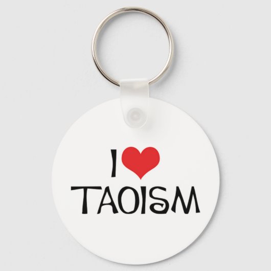 Ik Hou Van Taoïsme Sleutelhanger (Voorkant)