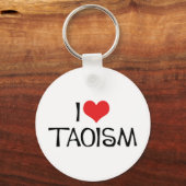 Ik Hou Van Taoïsme Sleutelhanger (Voorkant)