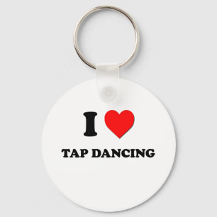 Ik hou van Tap Dancing Sleutelhanger