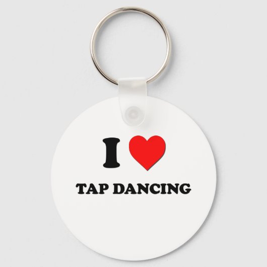 Ik hou van Tap Dancing Sleutelhanger (Voorkant)