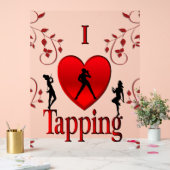 Ik hou van tapdansen acryl bord (Huwelijk)