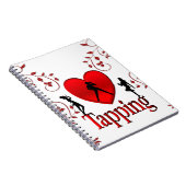 Ik hou van tapdansen notitieboek (Rechterzijde)