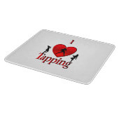 Ik hou van tapdansen snijplank (Hoek)