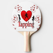 Ik hou van tapdansen tafeltennisbatje (Achterkant)