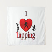 Ik hou van tapdansen wandkleed (Voorkant (horizontaal))