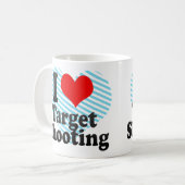 Ik hou van Target Shooting Koffiemok (Voorkant links)