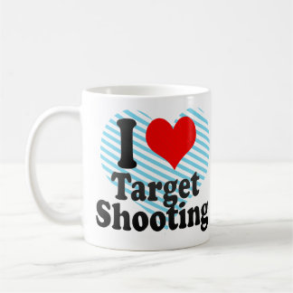 Ik hou van Target Shooting Koffiemok