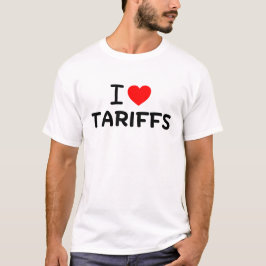 Ik hou van tarieven t-shirt