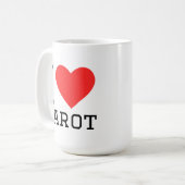 Ik hou van tarot koffiemok (Voorkant links)