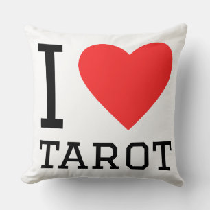 Ik hou van tarot kussen