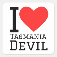Ik hou van Tasmanië-duivel