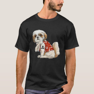 Ik hou van Tattoo Shih Tzu Mam Funny Moederdag T-shirt