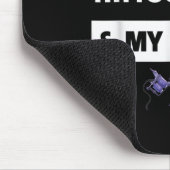 Ik hou van Tattoos en van mijn grenspolitie. Muismat (Hoek)