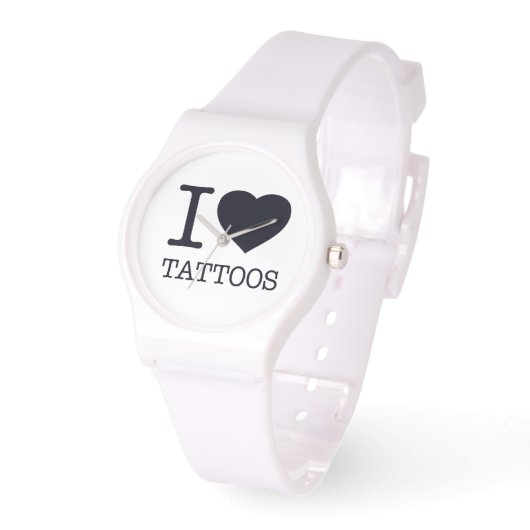 Ik hou van TATTOOS Horloge (Hoek)