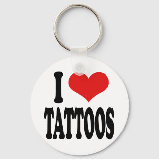Ik hou van Tattoos Sleutelhanger