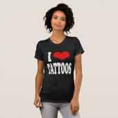 Ik hou van Tattoos T-shirt (Voorkant volledig)