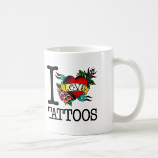 ik hou van tattoos tattoo met dat ontwerp koffiemok