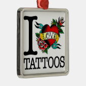 ik hou van tattoos tattoo met dat ontwerp metalen ornament (Rechts)