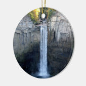 Ik hou van Taughannock Herfsten Keramisch Ornament (Links)