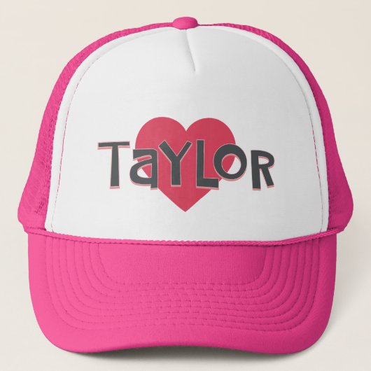 Ik hou van TAYLOR Trucker Pet (Voorkant)