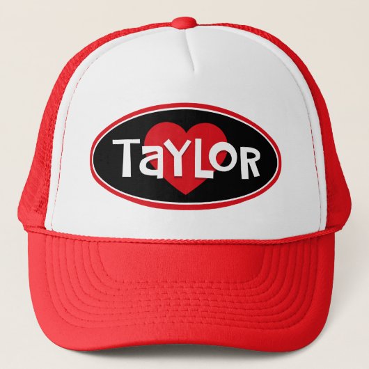 Ik hou van TAYLOR Trucker Pet (Voorkant)