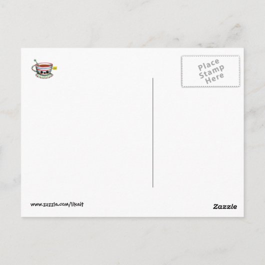 Ik hou van Tea Briefkaart (Achterkant)