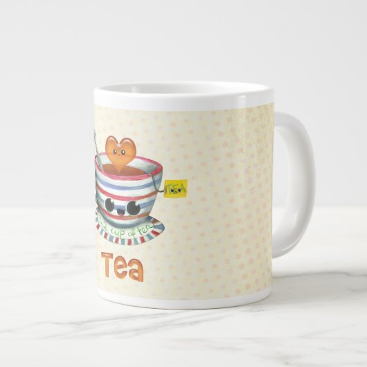 Ik hou van Tea Grote Koffiekop (Voorkant rechts)