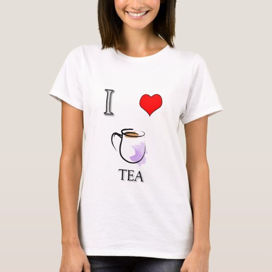Ik hou van Tea T-shirt (Voorkant)