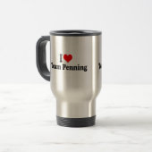 Ik hou van Team Penning Reisbeker (Voorkant links)